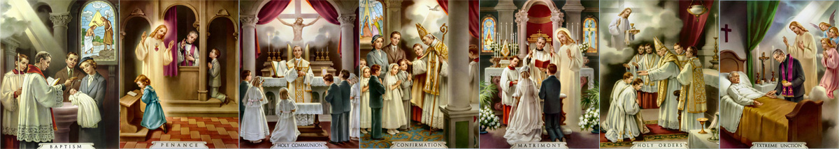 The Seven Sacraments of the Catholic Church