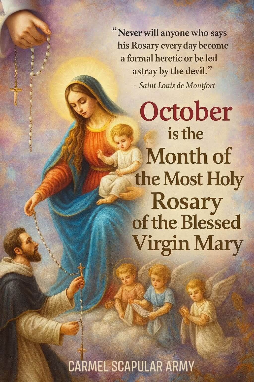 October is the month of the Holy Rosary