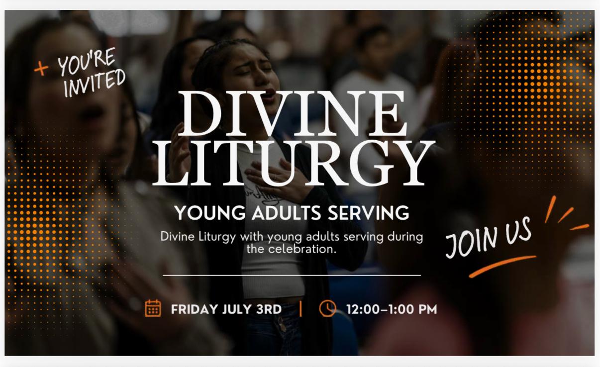 Friday-July-3rd-Divine-Liturgy Divine Liturgy, Friday July 3rd, NAM Convention 2026 - San Diego, CA